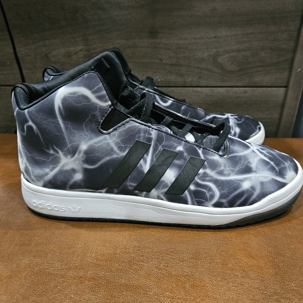 Adidas Veritas Mid Originals Neutral Black Size 7.5, B24355 Black White